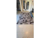 Tappeto in stile moderno Tappeto geometrico toni sabbia ecru Sitap a prezzo Outlet