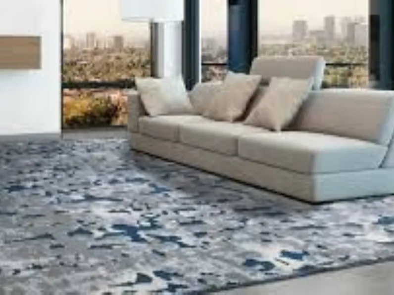 Tappeto Moderno rettangolare  modello Genova con forte sconto