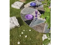 Tappeto Moderno modello Tappeto upcycling rotondo stile patchwork crash a prezzi convenienti 