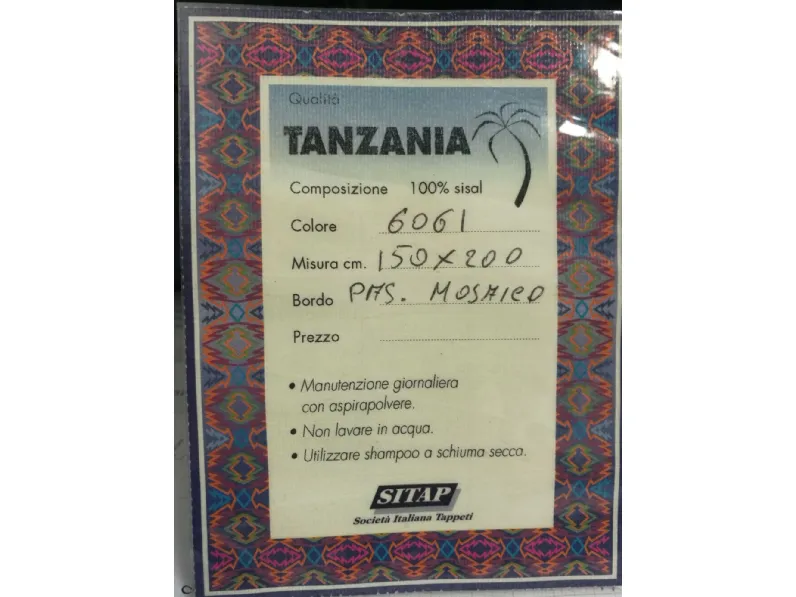 Tappeto moderno Tanzania Sitap a prezzo ribassato