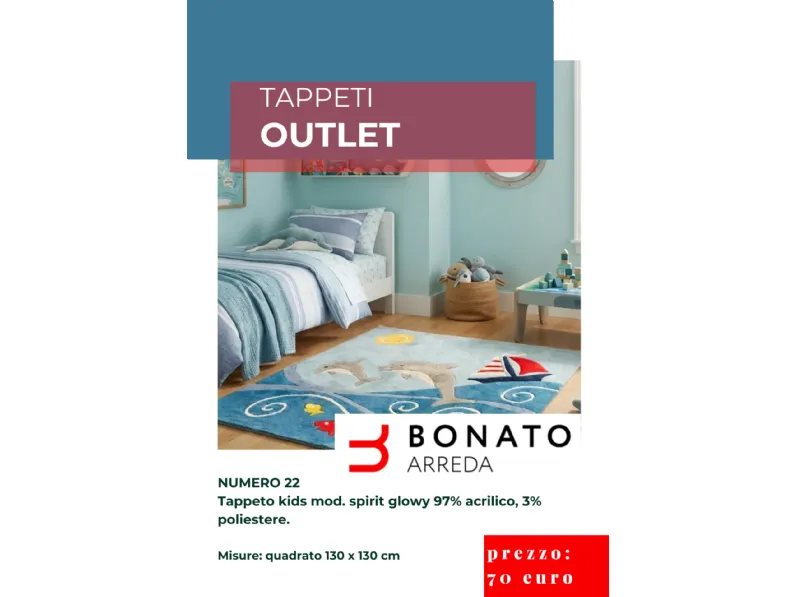 Tappeto Design modello Tappeti camerette kids a prezzi outlet 