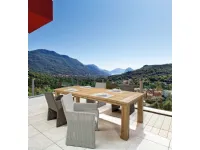 Tavolo scontato per l'esterno Tavolo fisso bounty 240 x 100 Outlet etnico