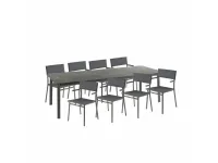 Tavolo per l'esterno Set oron con 8 poltroncine Collezione esclusiva a prezzo ribassato