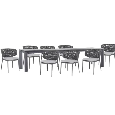 Tavolo da giardino Tavolo otavio antr 220-340 e 8 sedie Bizzotto a prezzo ribassato