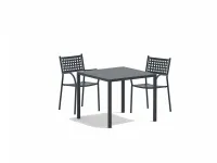 Tavolo da giardino Tavolo quatris 80 con 2 alice Vermobil a prezzo ribassato