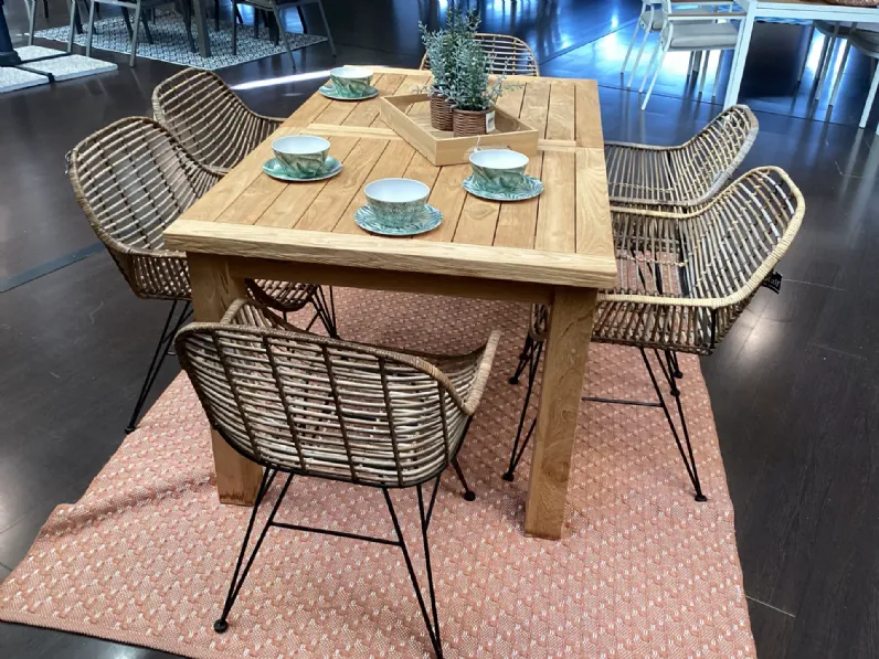 Tavolo da giardino modello Tavoloallungabile  6 sedie da esterno Bizzotto in offerta