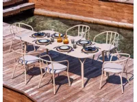 Tavolo modello Angel tavolo con sedie da giardino Emu in Offerta Outlet 