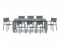 Tavolo da giardino modello Set tavolo bundi e 8 sedie alice Vermobil in offerta