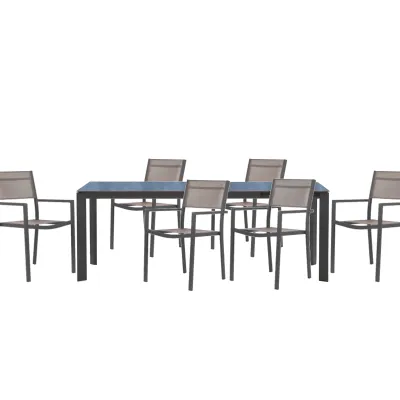 Tavolo per l'esterno Tavolo alfa allungabile con poltroncine Fiam a prezzo ribassato