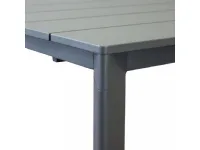 Tavolo da giardino Tavolo devon in alluminio 215/280 + 6 poltroncine antracite - cosma Cosma outdoor living a prezzo ribassato