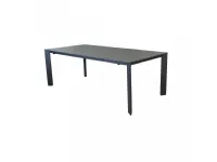 Tavolo da giardino Tavolo devon in alluminio 215/280 + 6 poltroncine antracite - cosma Cosma outdoor living a prezzo ribassato