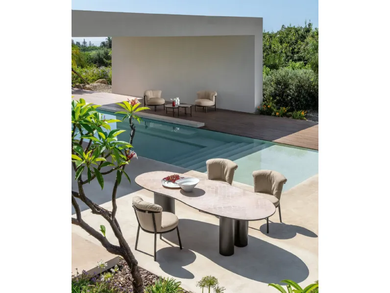 Tavolo da giardino Tavolo modello james 200x98 cm a marchio Talenti a prezzo ribassato