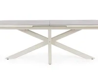 Tavolo da giardino modello Tavolo pascal allungabile 200/260 cm con 8 poltrone odeon rastin - bizzotto Bizzotto con forte sconto