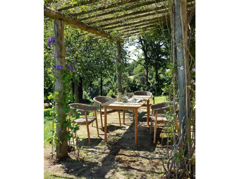 Tavolo da giardino Tavolo teak uno piu italia Unopi a prezzo scontato