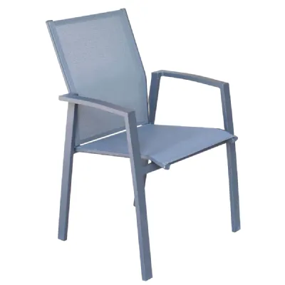 Tavolo da giardino modello Olo devon in alluminio 165/215 + 4 poltroncine antracite cosma Cosma outdoor living a prezzi convenienti