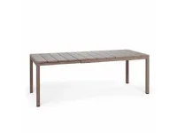 Tavolo da giardino modello  tavolo allungabile rio 140/210 tortora  Nardi con forte sconto