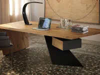 Scrivania di design in legno Nasdaq di Cattelan