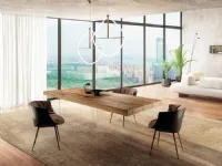 Tavolo fisso in legno e resina SCONTATO 