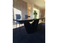 Tavolo ovale in ceramica Calla di Calligaris in Offerta Outlet 