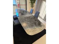 Tavolo ovale in ceramica Calla di Calligaris in Offerta Outlet 