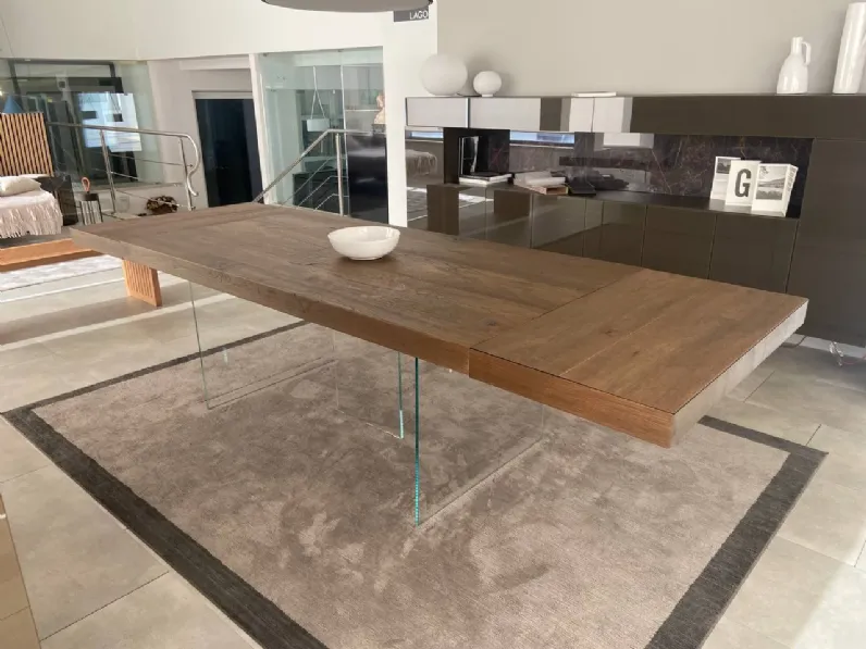 Tavolo in offerta outlet modello Air extendable wildwood di Lago 