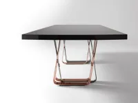 Tavolo in metallo rettangolare Table luxury modello napoleone Md work in offerta outlet