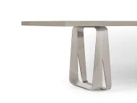 Tavolo in metallo rettangolare Table luxury modello napoleone Md work in offerta outlet