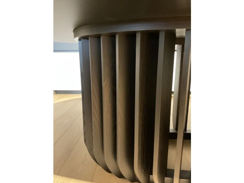 Tavolo in legno ovale Juice Miniforms in offerta outlet