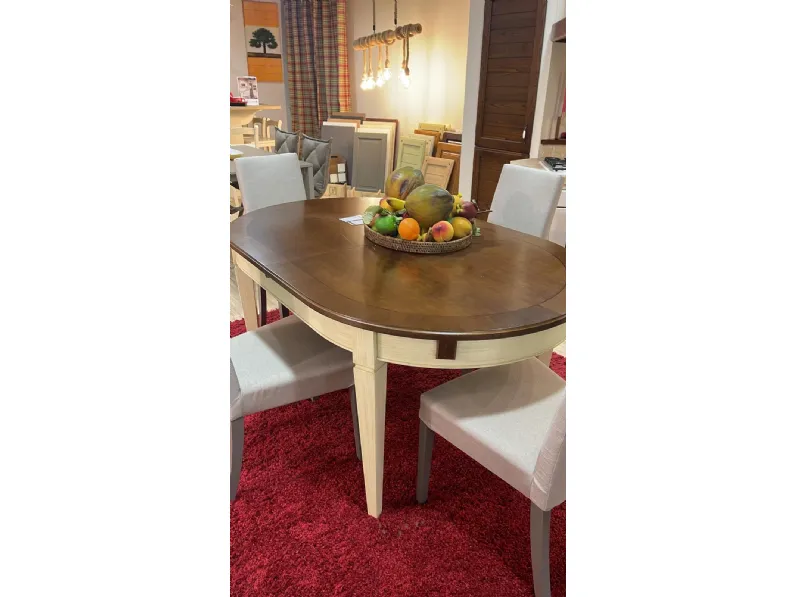 Tavolo Tavolo ovale Giaconi & raponi in legno Allungabile scontato 70%
