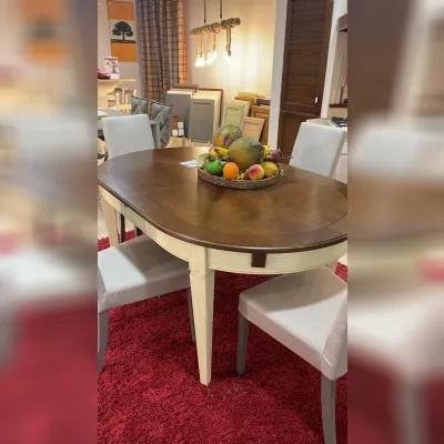 Tavolo Tavolo ovale Giaconi & raponi in legno Allungabile scontato 70%
