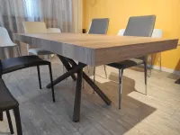 Tavolo in legno rettangolare Fahrenheit Altacom in offerta outlet