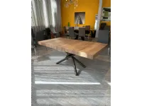 Tavolo in legno rettangolare Fahrenheit Altacom in offerta outlet