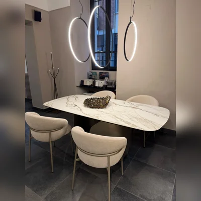 Tavoli Calligaris Tavolo Twins e sedie modello Oleandro