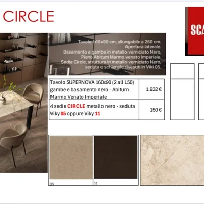 Tavoli Scavolini CIRCLE