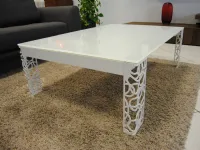 Tavolino 120x80 con piano in vetro Miniforms Dekorino scontato del -45 %