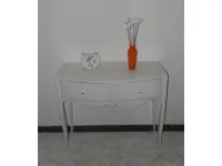 Tavolino bianco con cassetti scontato
