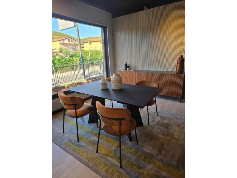 Tavolo rettangolare in ceramica 1 tavolo victor connubia spedibile di Collezione esclusiva in Offerta Outlet