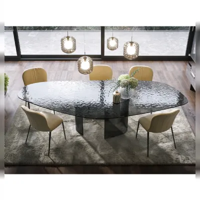 Tavolo Ablos Tonin casa in vetro Fisso scontato 35%