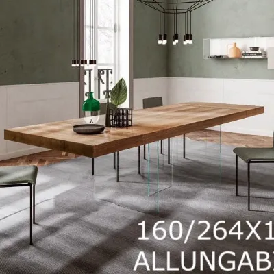 Tavolo Air allungabile 160x100 Lago in OFFERTA OUTLET -41%