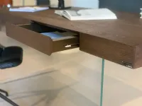 Tavolo Air Desk Lago in legno rettangolare, offerta outlet!