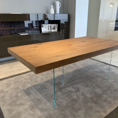 Tavolo rettangolare in legno Air extendable di Lago in Offerta Outlet 