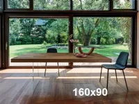 Tavolo in legno rettangolare Air fisso 160x90 wildwood Lago a prezzo scontato