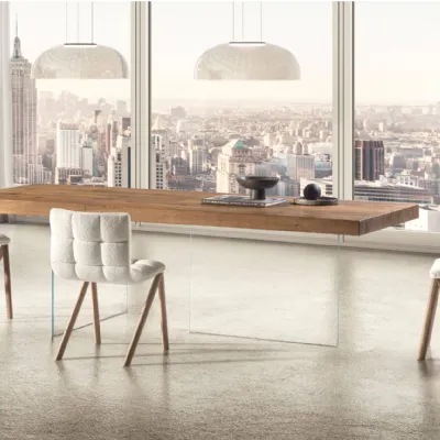 Tavolo Air wildwood 300x100 Lago in OFFERTA OUTLET -37%