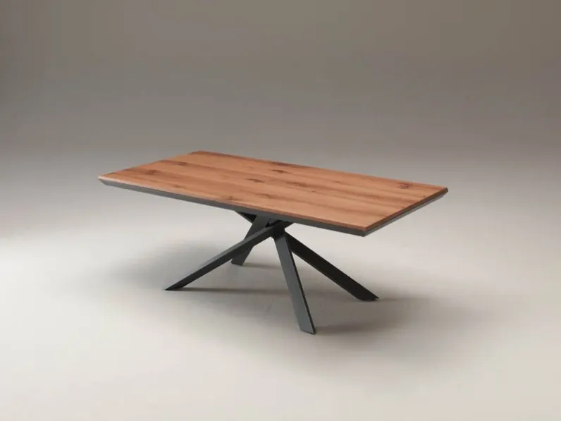 Tavolo 4x4 Ozzio in legno Allungabile scontato 30%
