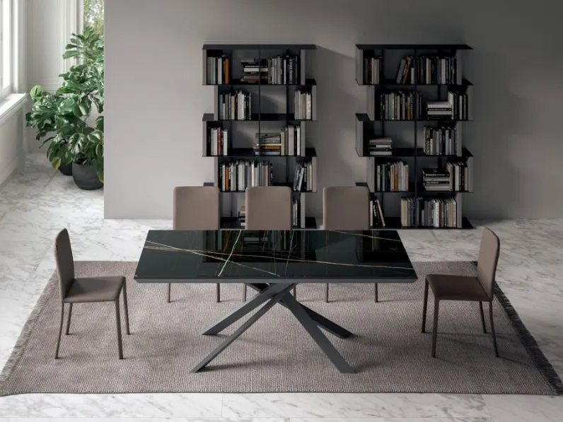 Tavolo 4x4 Ozzio in legno Allungabile scontato 30%