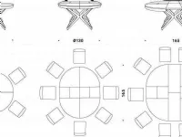 Tavolo allungabile Big round Ozzio a prezzo scontato