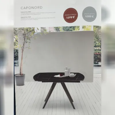Tavolo in ceramica sagomato Caponord Collezione esclusiva a prezzo scontato