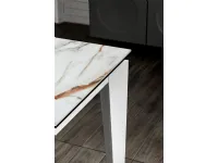 Tavolo rettangolare in ceramica Ceramica 2 di Stones in Offerta Outlet
