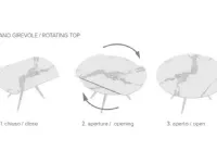 Tavolo allungabile Ciclone di Target point a prezzo riservato�