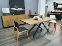 Tavolo in legno rettangolare Crossing Fgf mobili in offerta outlet